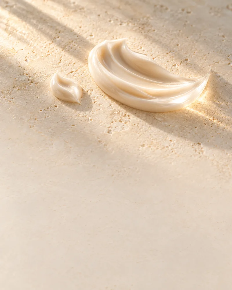Textura de crema antiedad